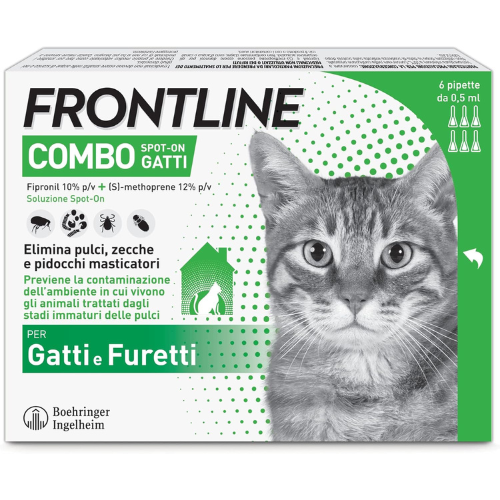 Trattamento Antiparassitario per Gatti – Confezione da 6 Pipette