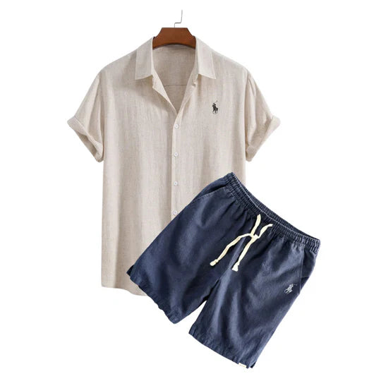 RL™ SET CAMICIA E PANTALONCINI IN LINO