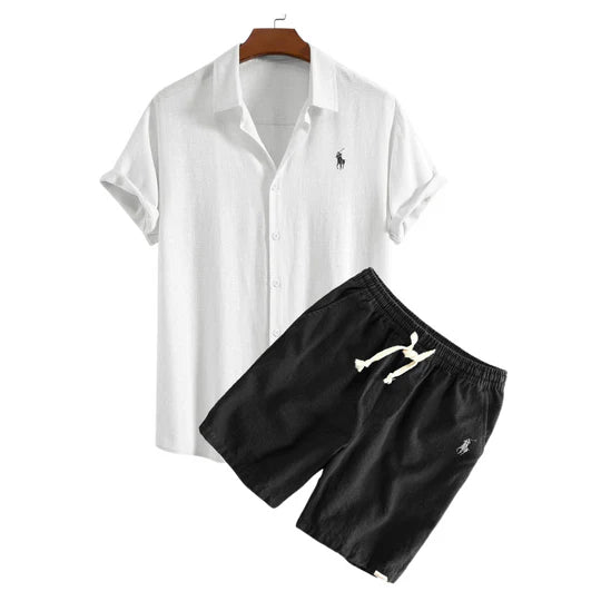 RL™ SET CAMICIA E PANTALONCINI IN LINO