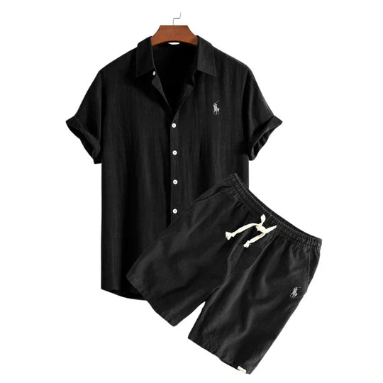 RL™ SET CAMICIA E PANTALONCINI IN LINO