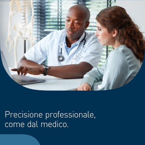 Misuratore di Pressione da Braccio – Validato Clinicamente, Funzionamento con un Solo Tocco (1 Unità)