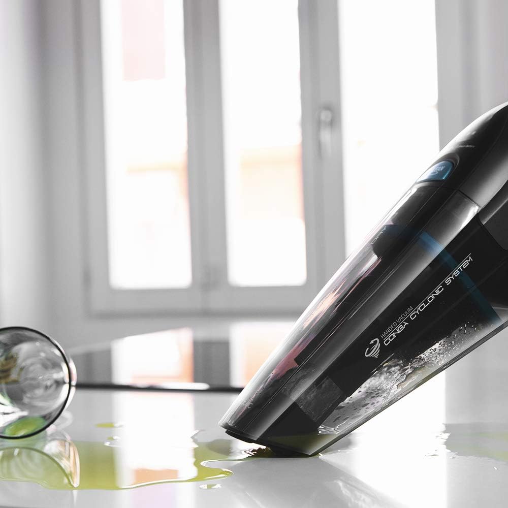 Aspirapolvere portatile – Potenza ciclonica e batteria a lunga durata (pulizia a secco e umida)
