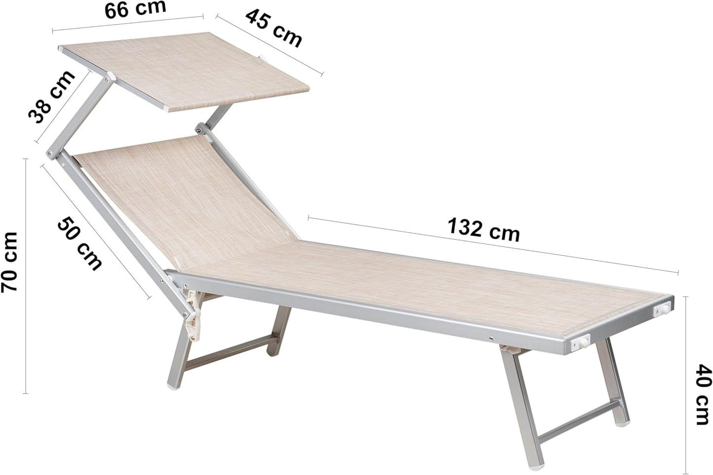 Lettino Prendisole Professionale