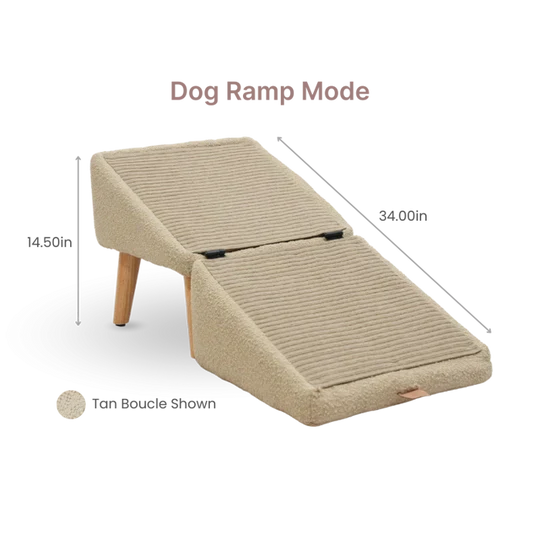 PawRest® - Rampa per cani + pouf