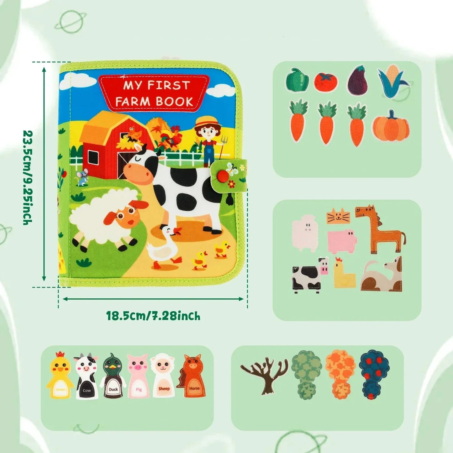 FarmFun™ – Libro didattico sulla fattoria Montessori