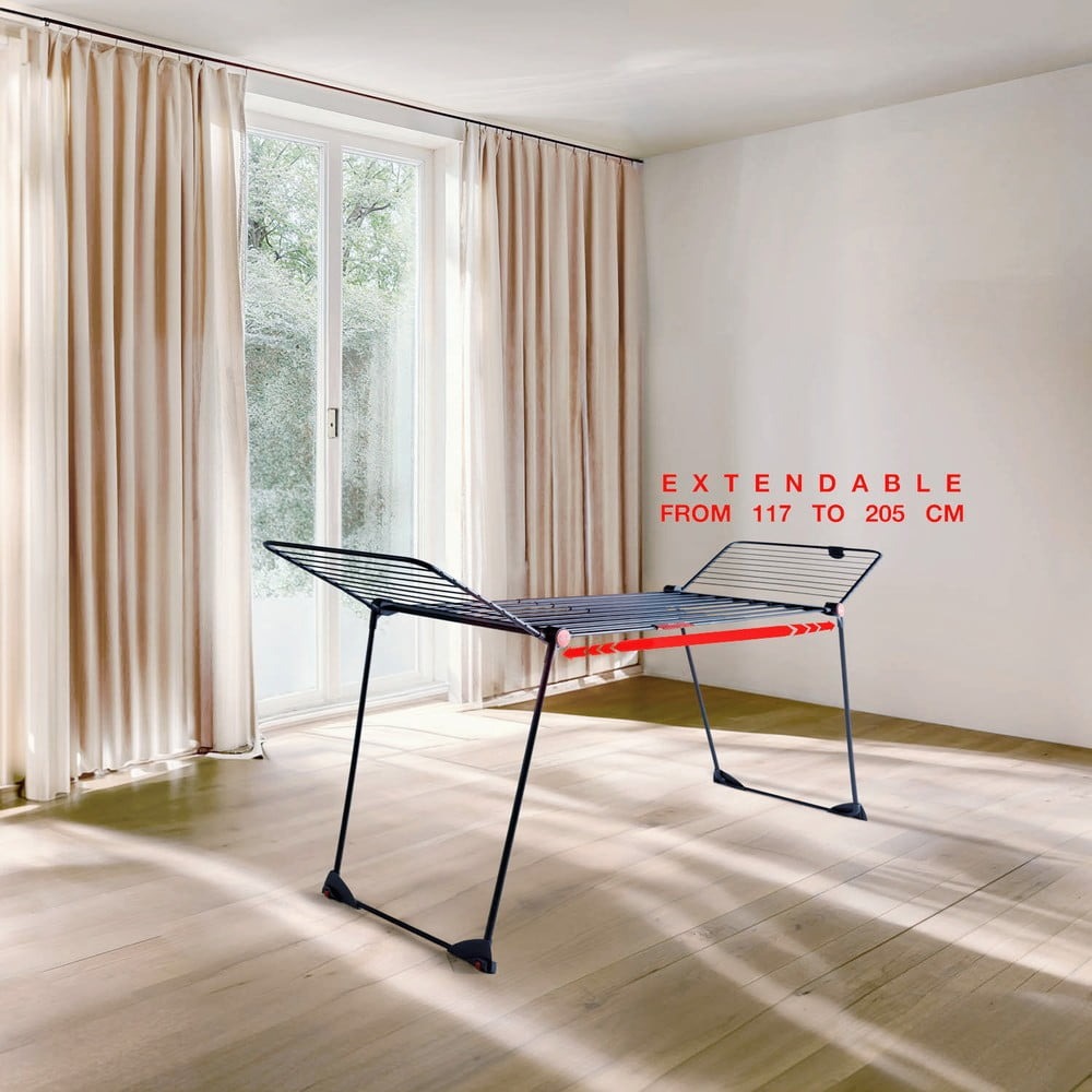 Stendibiancheria da interno Vileda Infinity Flex® Fili XXL oltre 2 metri, Stabile e Robusto, Trasporto Pratico