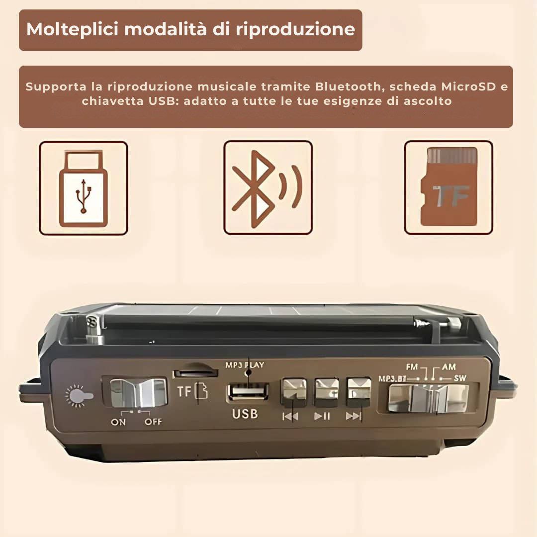 SafeWave | Radio di emergenza con power bank
