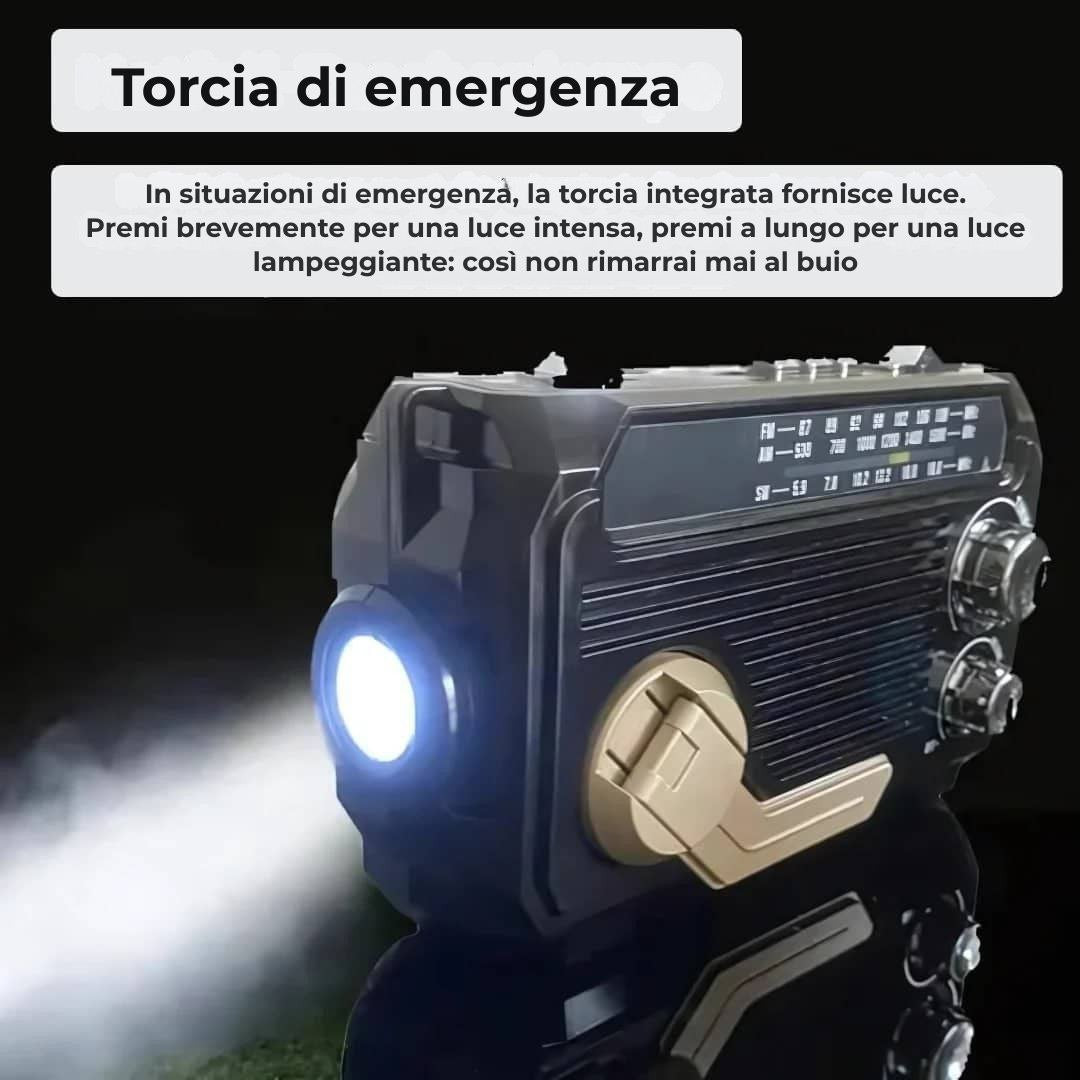 SafeWave | Radio di emergenza con power bank