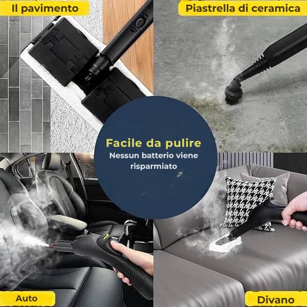 Pulitore a vapore multiuso - Pulizia naturale ed efficace per la vostra casa