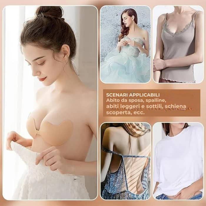 Set di 2 reggiseni push-up autoadesivi