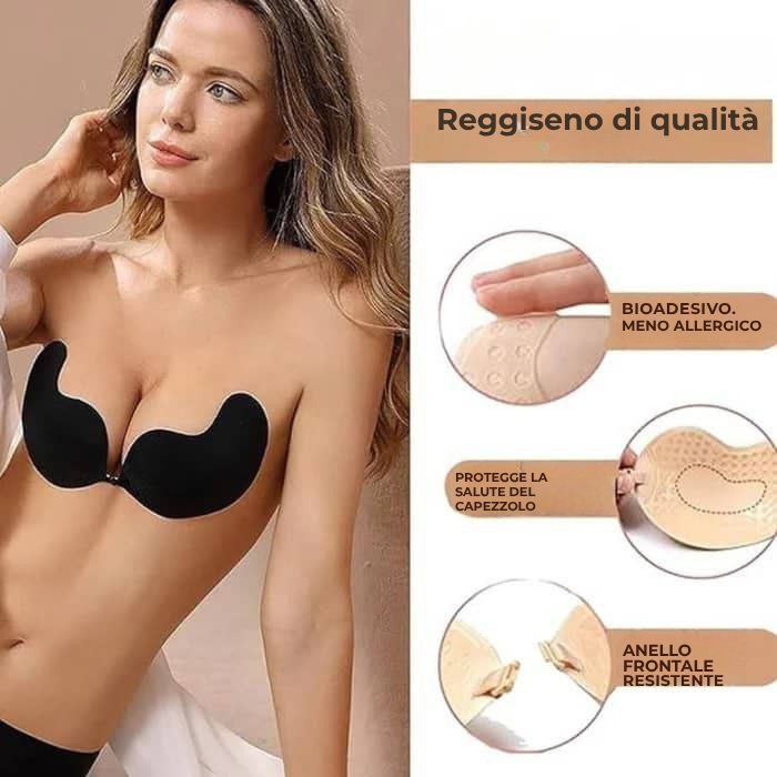 Set di 2 reggiseni push-up autoadesivi
