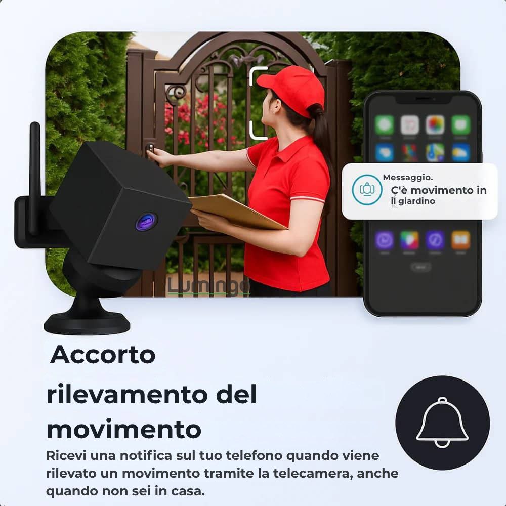 SafeCam Pro™ | Sempre protetto, anche senza Internet o alimentazione elettrica