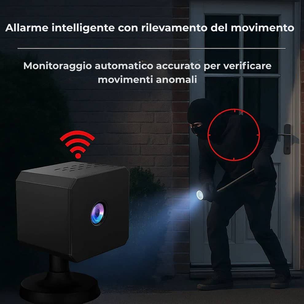 SafeCam Pro™ | Sempre protetto, anche senza Internet o alimentazione elettrica