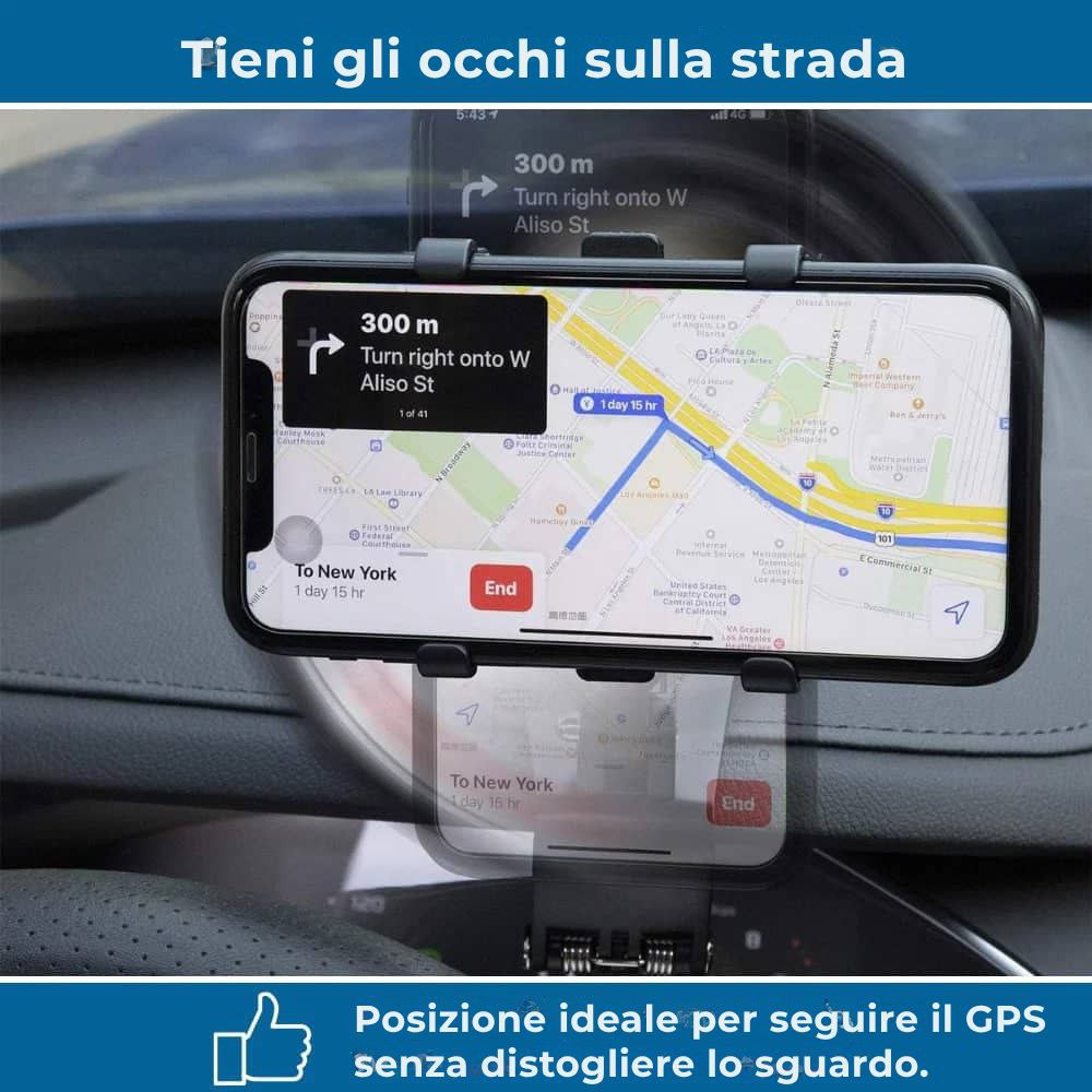 AutoClip – Supporto per telefono da cruscotto