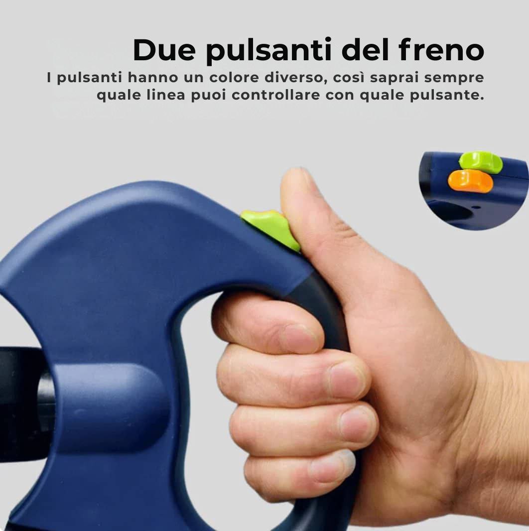 DuoLeash™ – Guinzaglio per cani 2 in 1 con luce