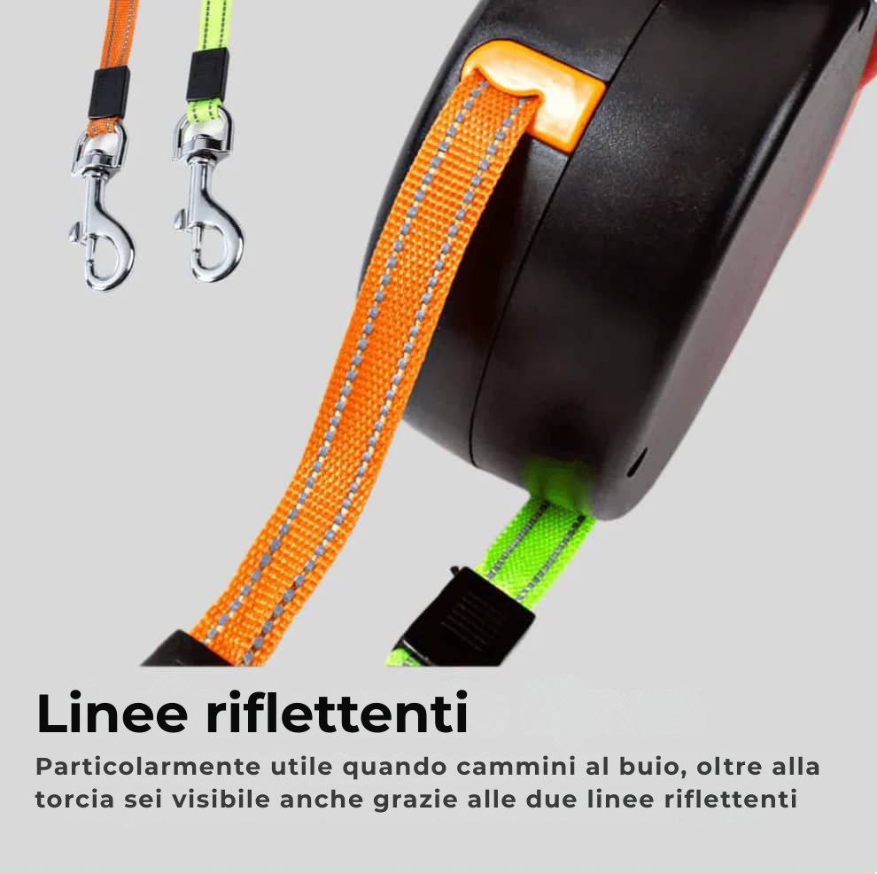 DuoLeash™ – Guinzaglio per cani 2 in 1 con luce