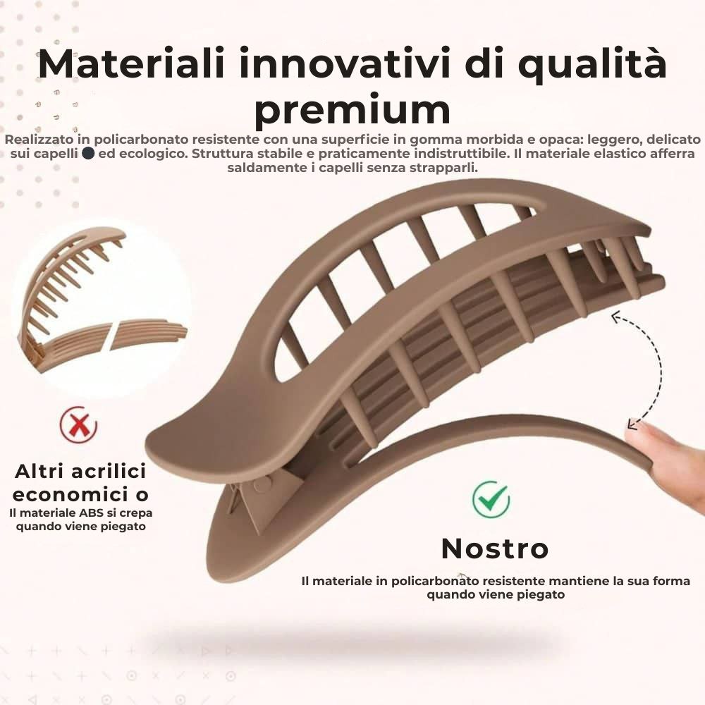 Clipia - Raccogli i capelli. Elimina il fastidio.