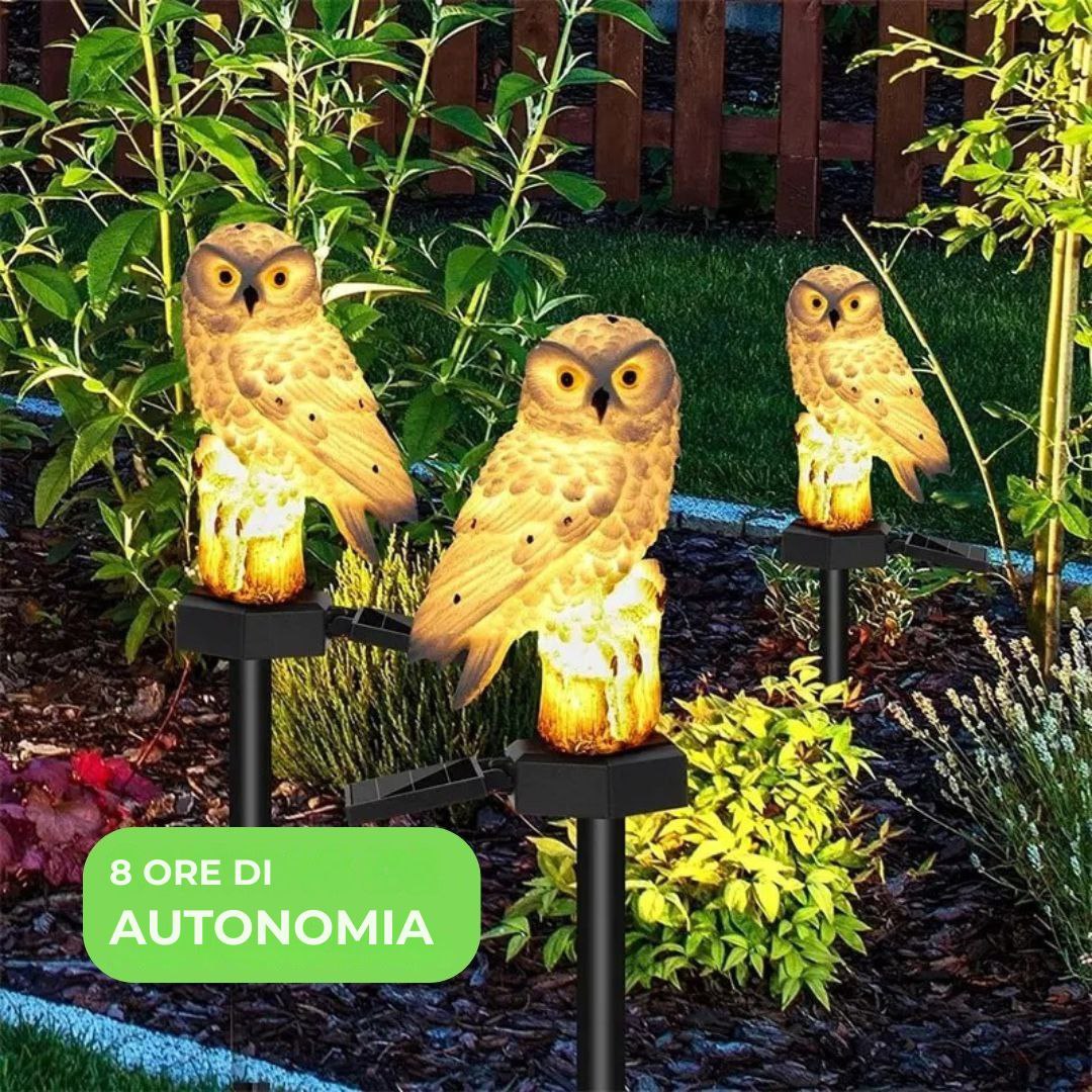 Gufo solare a LED MagicNight