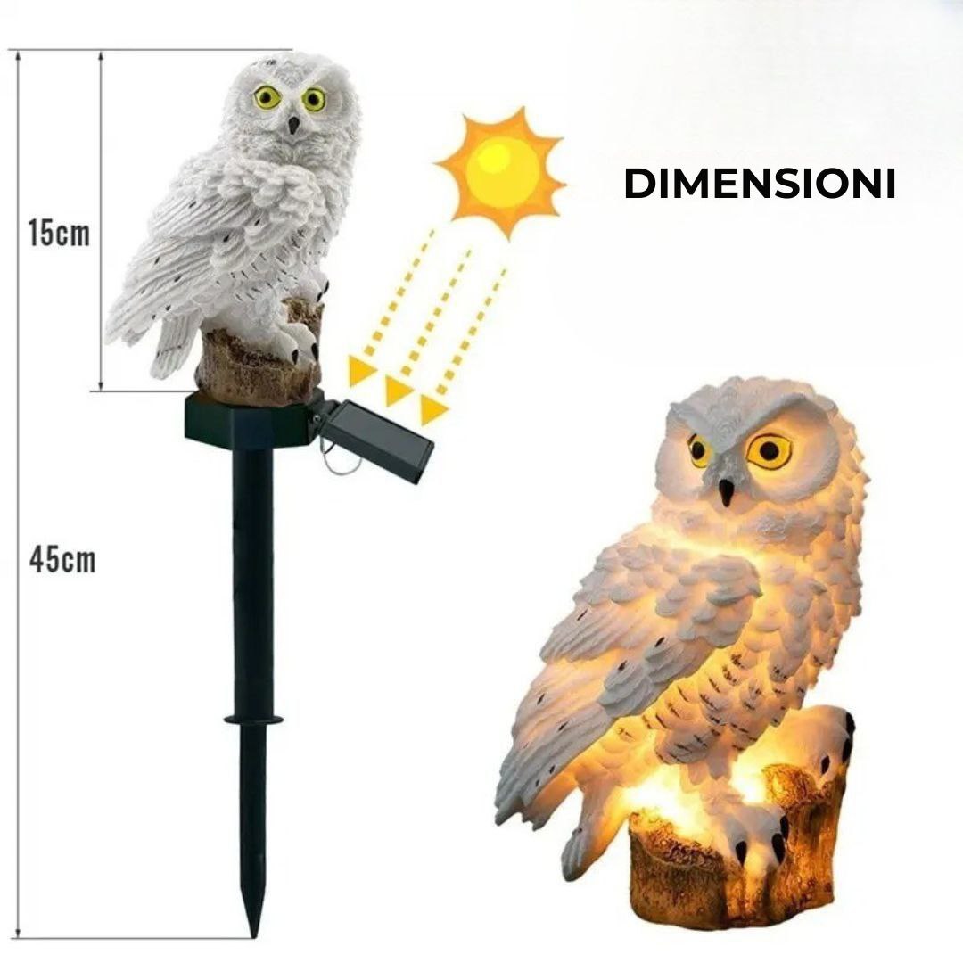 Gufo solare a LED MagicNight