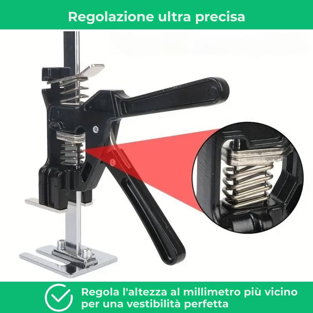 Cric manuale multifunzione per un facile montaggio e sollevamento