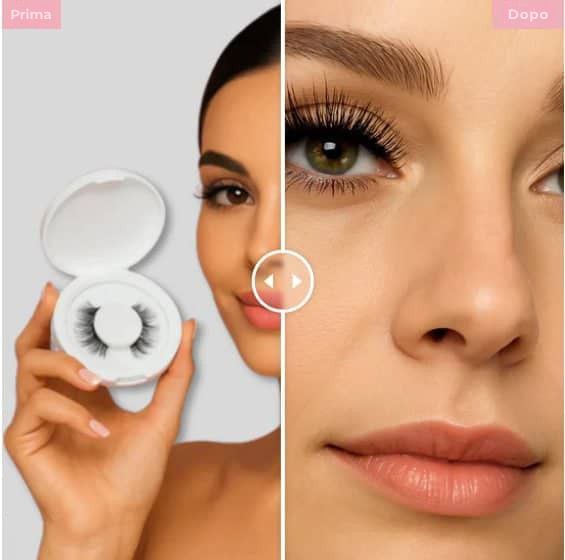 Lumoshe - Ciglia finte magnetiche e morbide