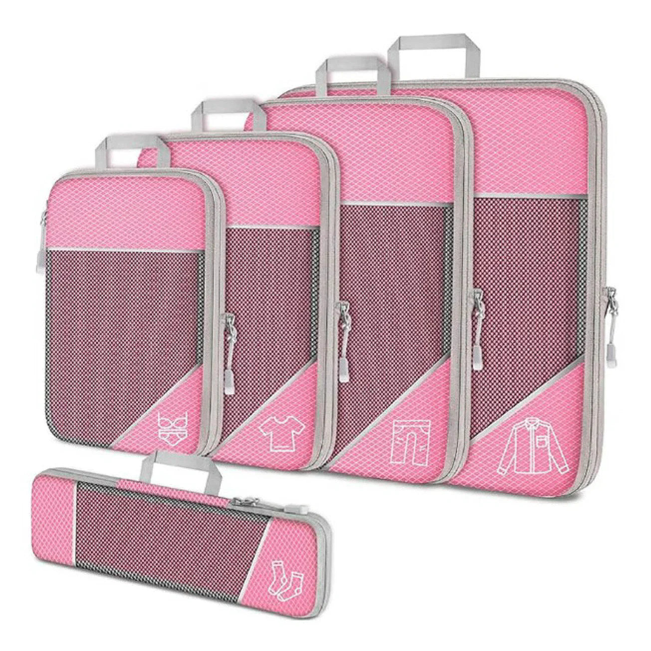 Packzy - Confezione da 5 cubi di compressione