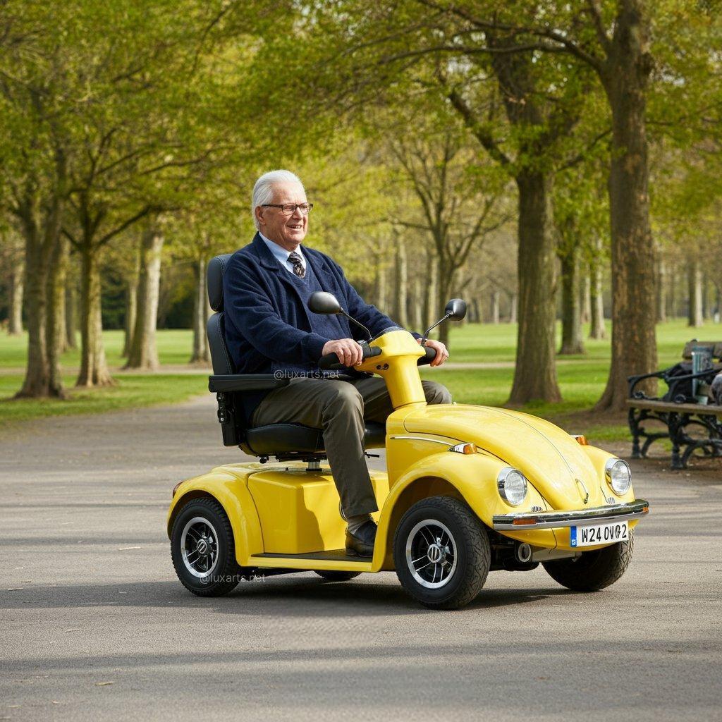 Scooter per disabili ispirato al Maggiolino
