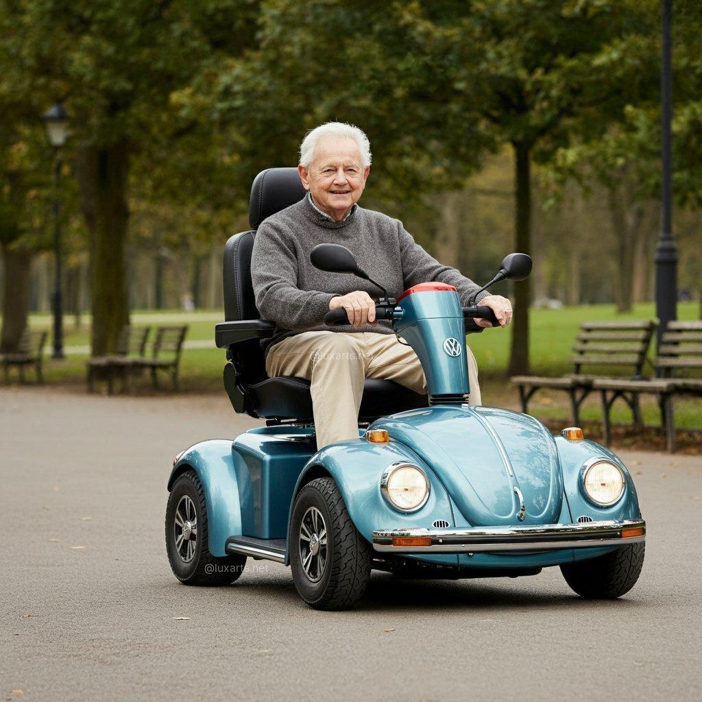 Scooter per disabili ispirato al Maggiolino