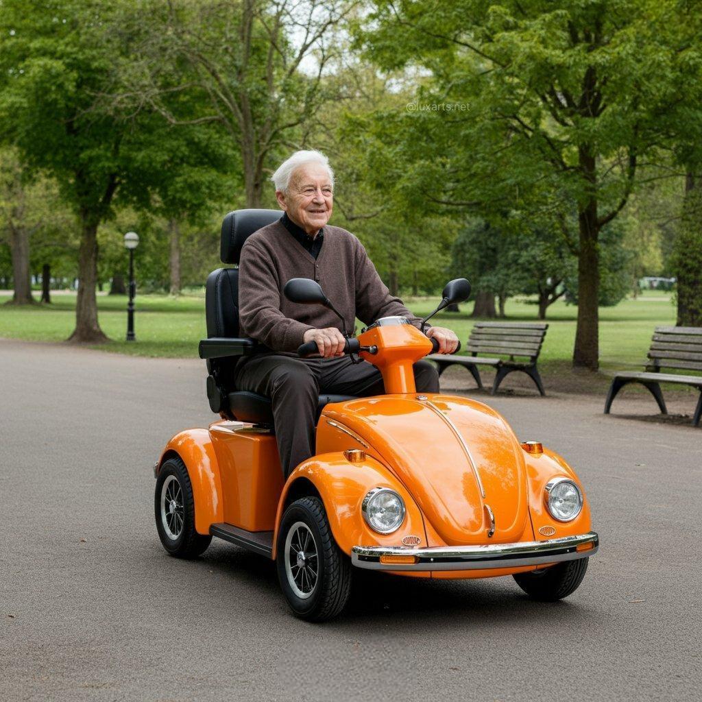 Scooter per disabili ispirato al Maggiolino