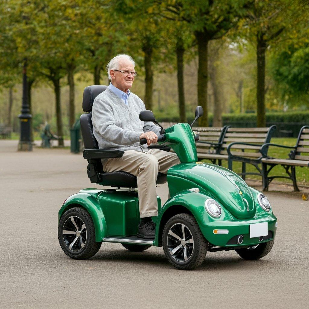 Scooter per disabili ispirato al Maggiolino