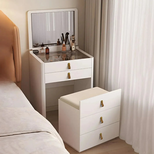 Ivory - Specchio pieghevole da toeletta