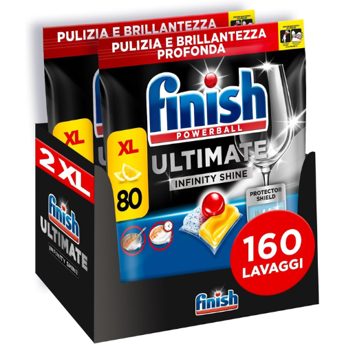 Pastiglie Lavastoviglie Tutto-in-Uno – Pulizia Profonda e Brillantezza, Confezione da 160