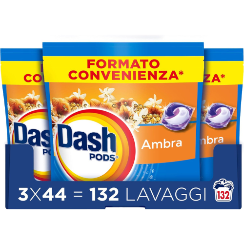 Capsule Lavatrice ad Azione Profonda – 132 Lavaggi (3×44)