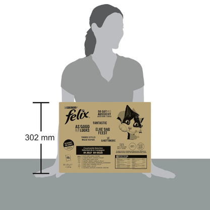 Cibo Umido Variegato e Nutriente per Gatti Adulti