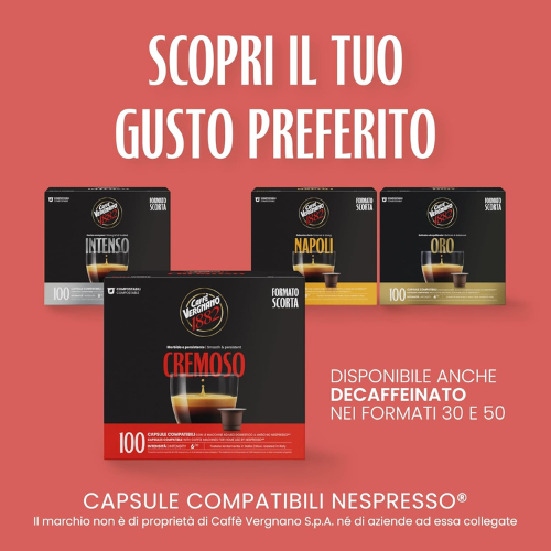 Capsule di Caffè – Confezione da 100 per Macchine Espresso (Capsule Compatibili)