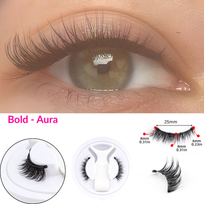 Lumoshe - Ciglia finte magnetiche e morbide