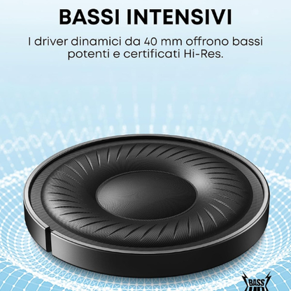 Cuffie Wireless con Cancellazione del Rumore per un’Ascolto Immersivo