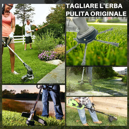 La Testa Del Tagliaerba Ha 6 Rami Intrecciati Con Filo D'Acciaio Resistente