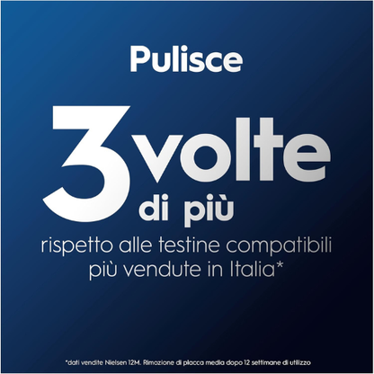 Testine di ricambio per spazzolino elettrico – Confezione da 16