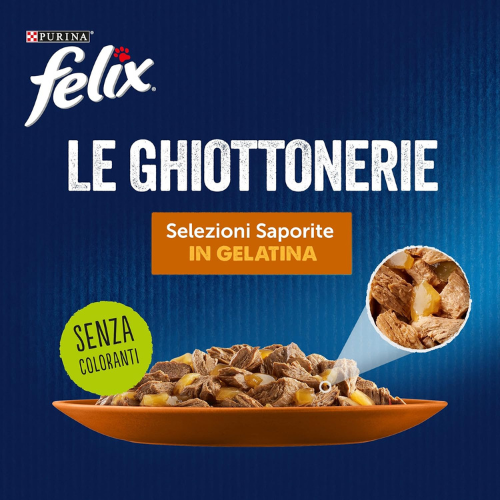 Cibo Umido Variegato e Nutriente per Gatti Adulti