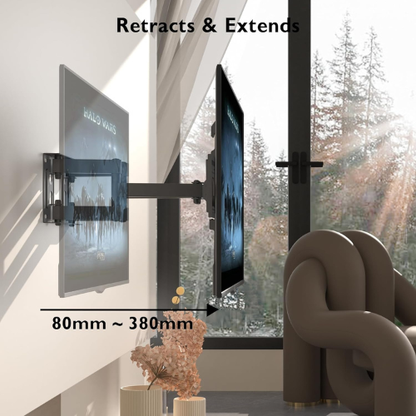 Supporto da Parete Full‑Motion per TV Piatte e Curve