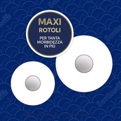 Pack Carta Igienica in Formato Scorta – 84 Rotoli (14 Confezioni × 6 Rotoli), Morbida e Assorbente