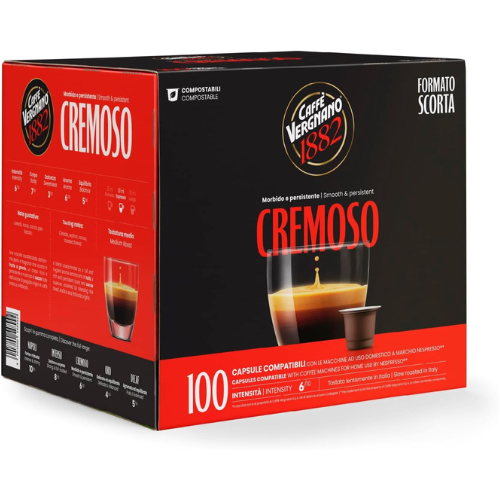 Capsule di Caffè – Confezione da 100 per Macchine Espresso (Capsule Compatibili)