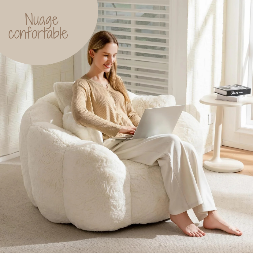 Breez | Divano da pavimento in peluche (1 ACQUISTATO = 1 IN OMAGGIO)