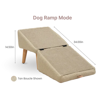 PawRest® - Rampa per cani + pouf