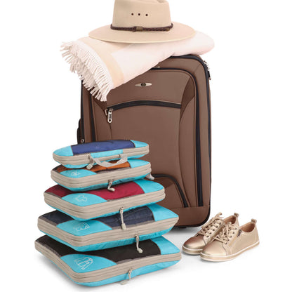 Packzy - Confezione da 5 cubi di compressione