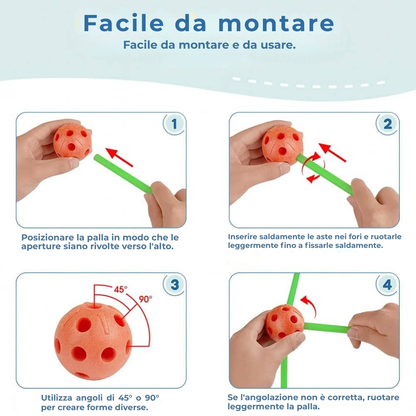 Set da costruzione avventura per bambini