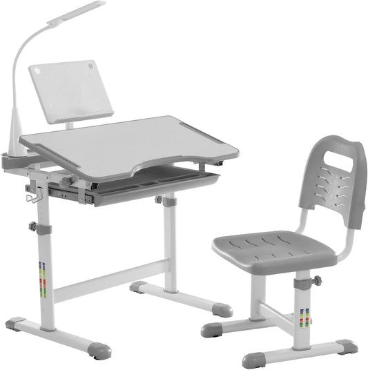 EduSpark Kids Study Hub - Set di scrivania e sedia funzionale