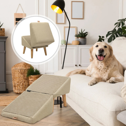 PawRest® - Rampa per cani + pouf