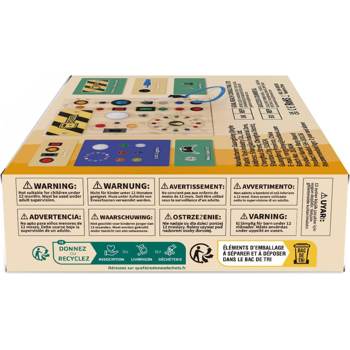 Montessori - Tavolo da gioco per bambini felici e curiosi